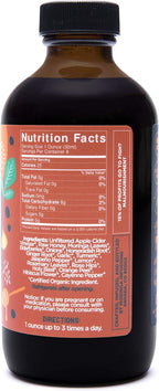VINGA Lava - Fire Cider de Vinagre de Manzana Crudo con Moringa Oleifera, 240 ml