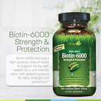 Irwin Naturals Biotin-6000 - 60 Softgels Líquidos