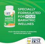 Multivitamínico Bariátrico con Hierro - 24 Nutrientes Esenciales para Después de Cirugía Bariátrica - 90 Comprimidos
