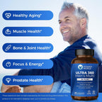 Vitamin World Ultra 360 Multivitamin for Men 50 Plus – 180 Caplets