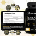 Cápsulas de Shilajit 20,000 mg – Shilajit Puro del Himalaya para Hombres y Mujeres – 120 Cápsulas Veganas