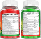 Super Greens Gummies - Complemento Diario de Superalimentos Verdes con Espirulina, Chlorella, Probióticos y Vitaminas, 120 Gominolas