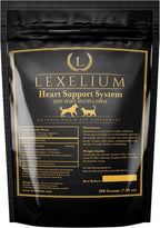 Lexelium Suplemento Cardíaco para Perros y Gatos - Apoyo Cardiovascular con Taurina - Polvo Fácil de Mezclar - 200g