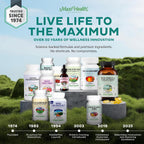 Maxi Health Multivitamin – Cápsulas multivitamínicas fáciles de tragar con 30 nutrientes, hierro y probióticos – 60 unidades