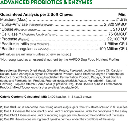 NaturVet Probióticos y Enzimas Avanzados PB6 - Masticables Blandos para Perros - Sabor Bacon Ahumado - 70 Unidades – Image 7