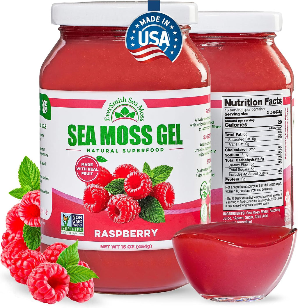 Gel de Musgo Marino Irlandés Silvestre - Sabor Frambuesa