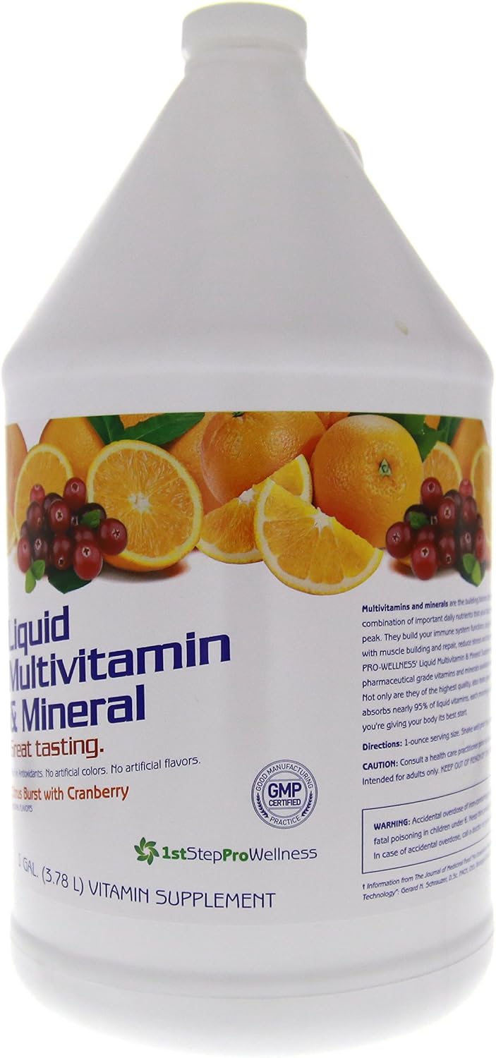 1er Paso Para la Energía Vitaminas y Minerales Sabor Cítricos 1 Galón