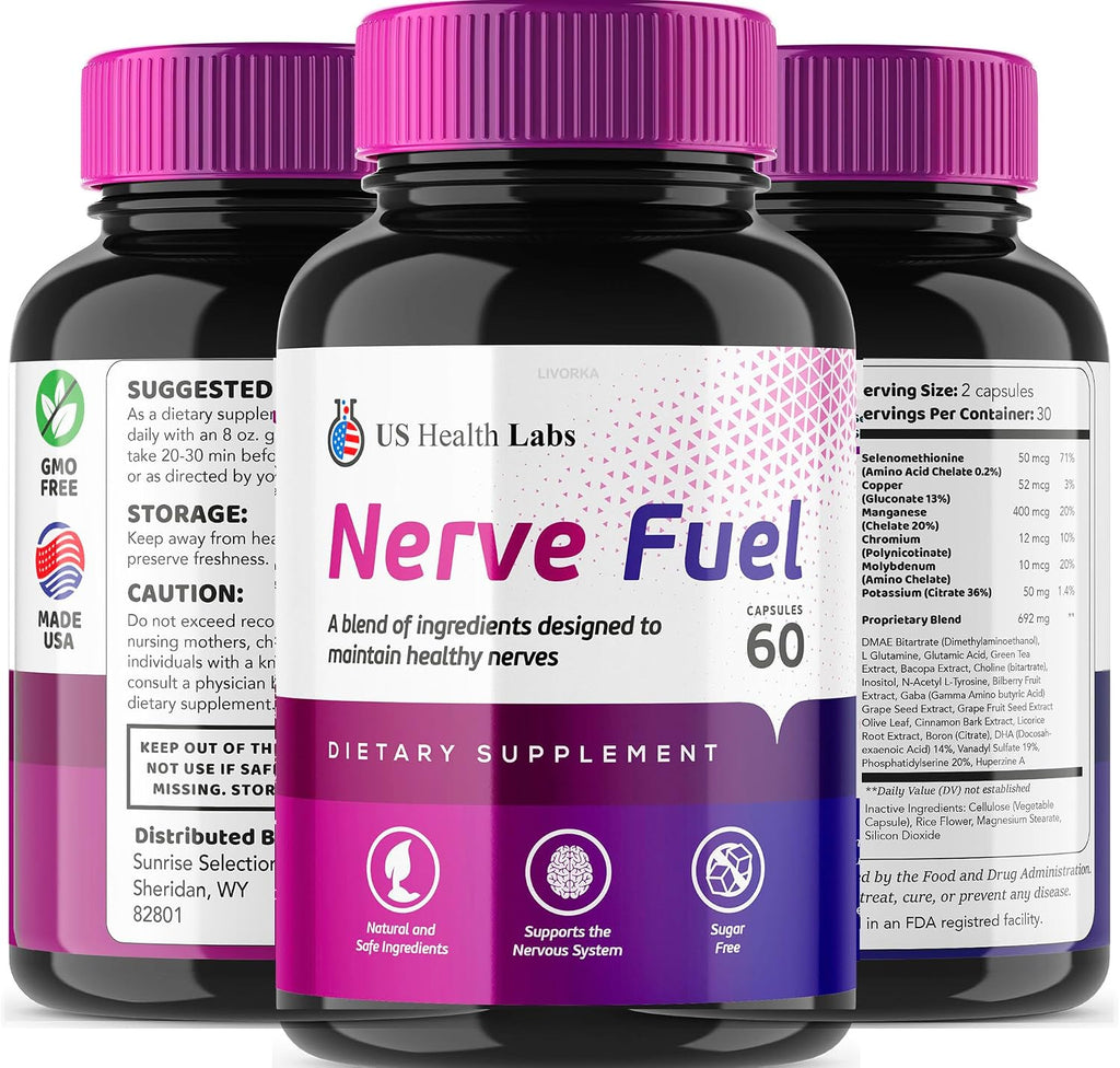 Nerve Fuel Cápsulas - Pack de 3 (180 Cápsulas)