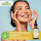 Why Not Natural Vitamina A Líquida 10000 UI - Retinilo Palmitato con Aceite MCT de Coco - Suplemento Vegano para la Piel - 30 ml