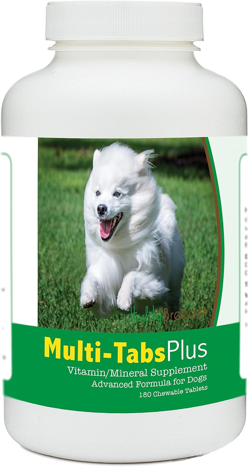 Healthy Breeds American Eskimo Dog Multi-Tabs Plus Comprimidos Masticables 180 Unidades