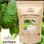 Graviola (Guánábana) en Polvo 100% Pura - Hoja y Fruta - 227 g (8 oz)