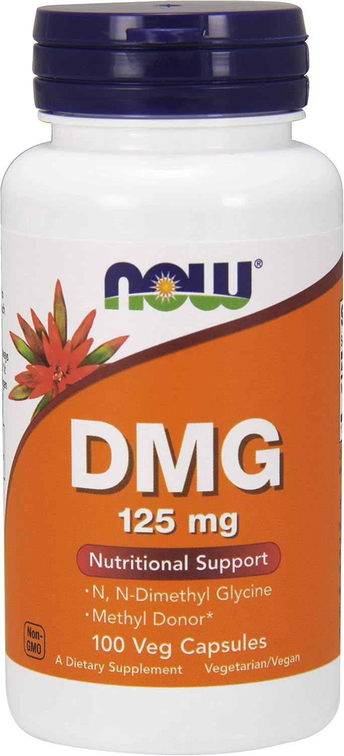 NOW Foods DMG 125 mg, 100 Cápsulas
