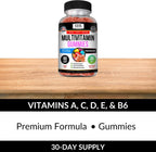 Kaya Naturals Adult Multi Vitamin Gummy - 60 Gominolas Multivitamínicas para Adultos