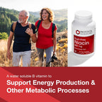Protocol for Life Balance Niacina 500 mg - Hexanicotinato de inositol - Sin enrojecimiento - Vitamina B3 - 90 cápsulas veganas