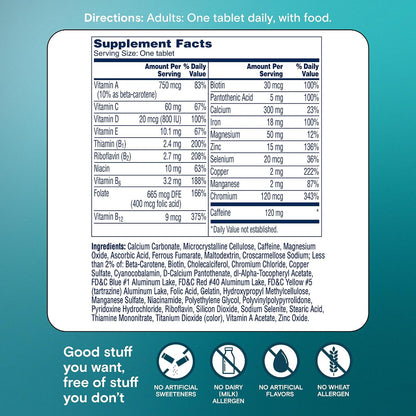 One A Day Women's Active Metabolism - – Perfil nutricional completo: Asegúrate de que contenga todas las vitaminas – Image 6