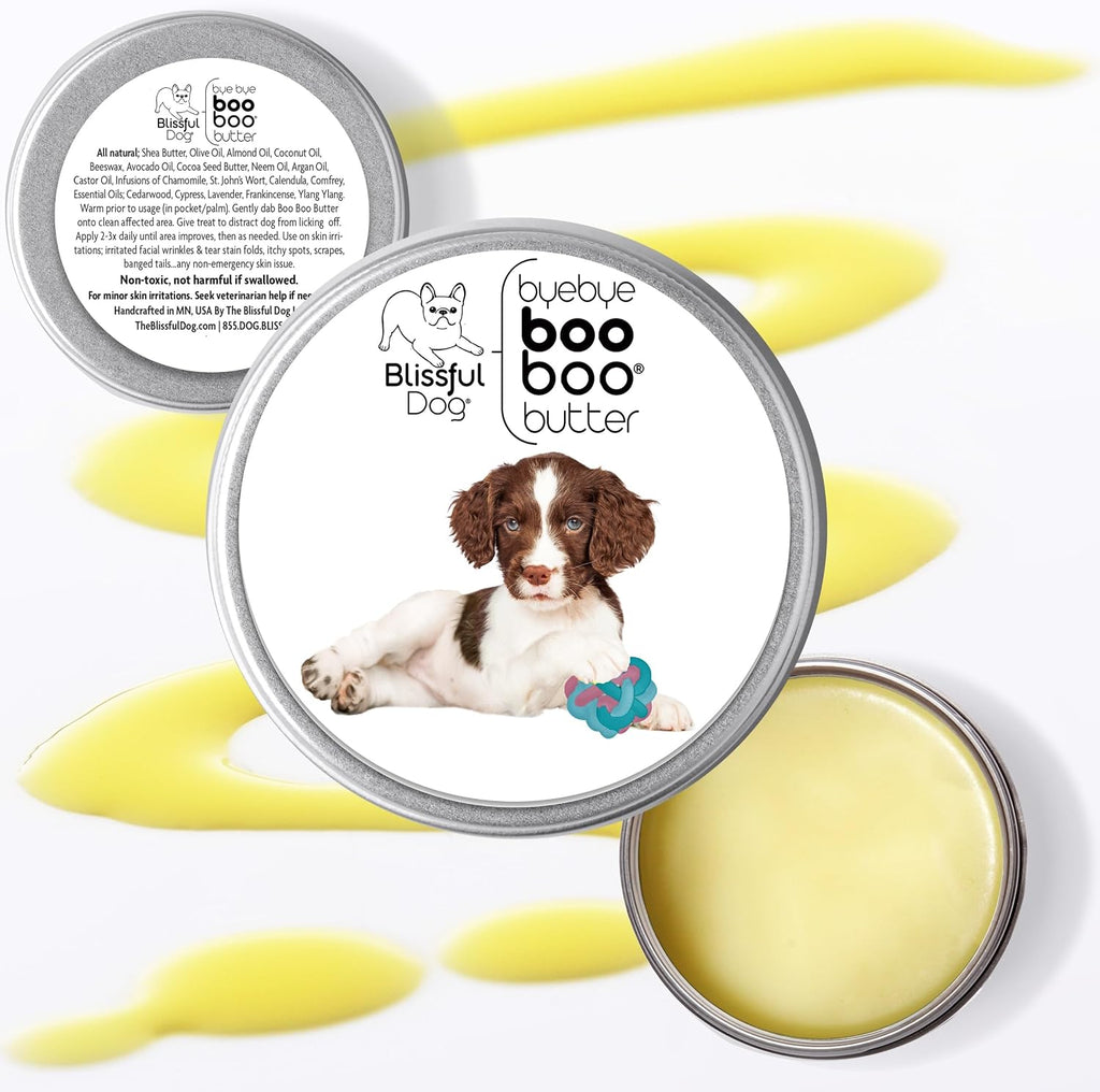 The Blissful Dog Springer Boo Butter - Bálsamo tópico para perros (473 ml)