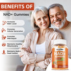 HEALOADING NAD+ Gummies con Resveratrol - 750mg de NAD+ por Dosis - 60 Gominolas