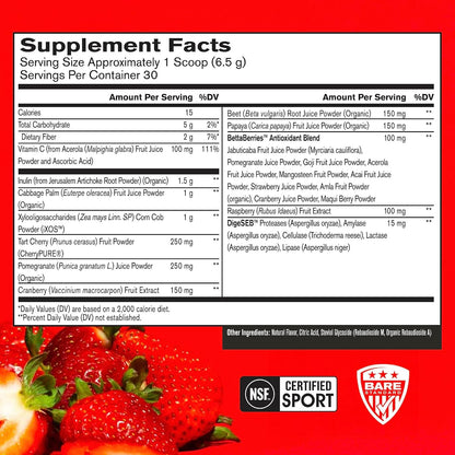 BARE PERFORMANCE NUTRITION BPN Strong Reds – Protección antioxidante: Los antioxidantes presentes en las frutas – Image 2