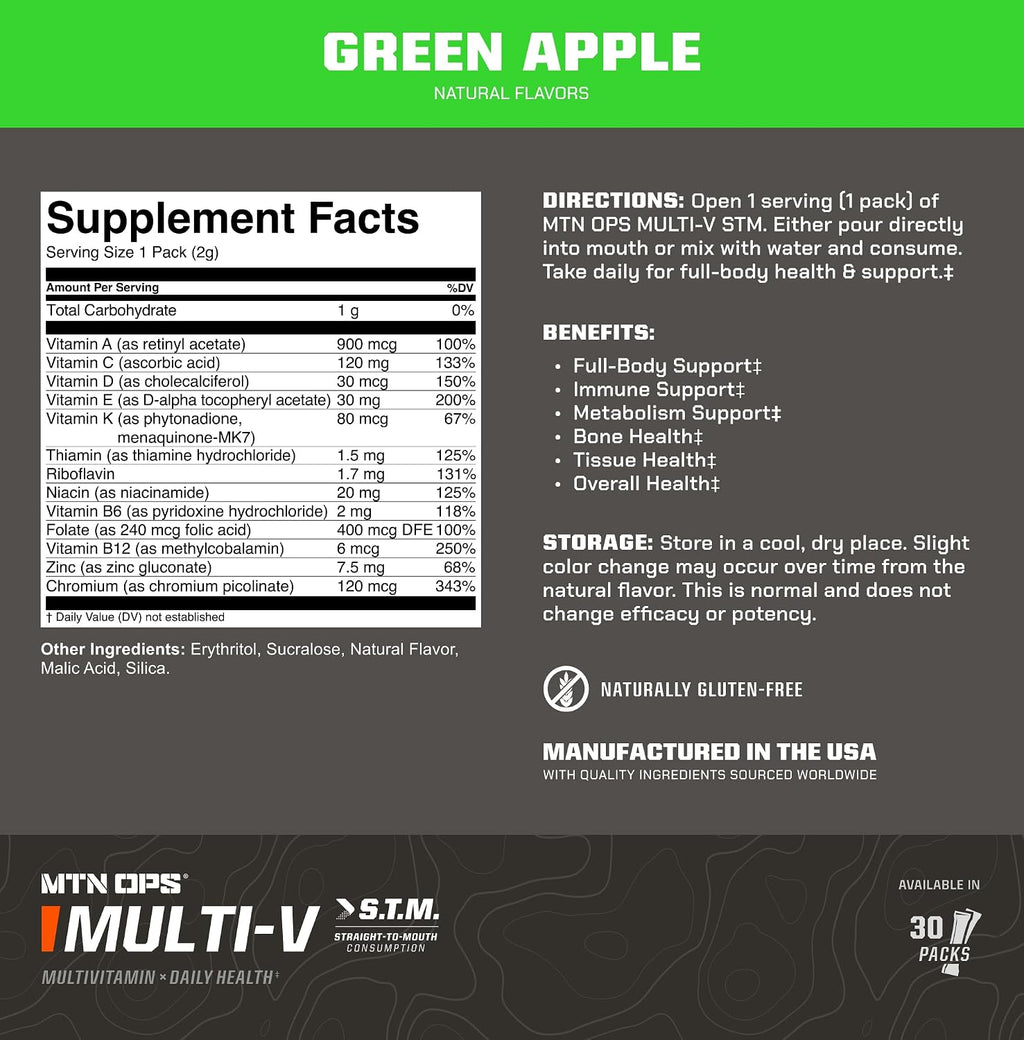 MTN OPS Multi-V STM Multivitamínico Diario 30 Sobres