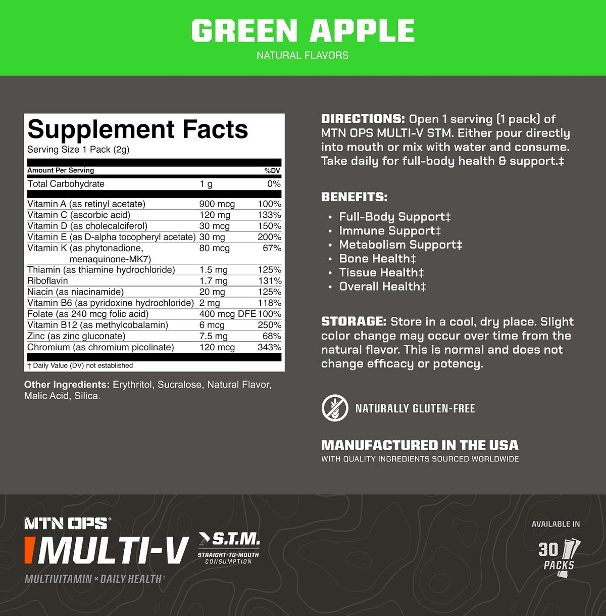 MTN OPS Multi-V STM Multivitamínico Diario – Vitamina D3: favorece la absorción y utilización normal del calcio y – Image 10