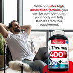 FITO MEDIC'S Lab L-Teanina 400 mg, 300 Cápsulas