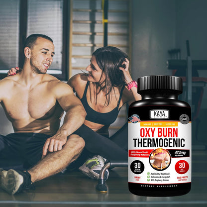 Kaya Naturals Oxy Burn - Fórmula Termogénica Herbal para un Estilo de Vida Activo – No-GMO y Sin Gluten – 30 Comprimidos – Image 8