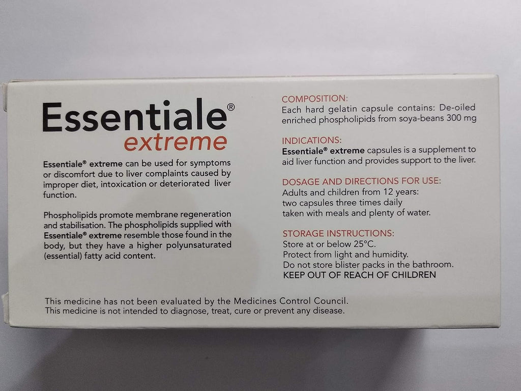 Essentiale Extreme 50 Cápsulas - Complemento Alimenticio de Fosfolípidos Esenciales