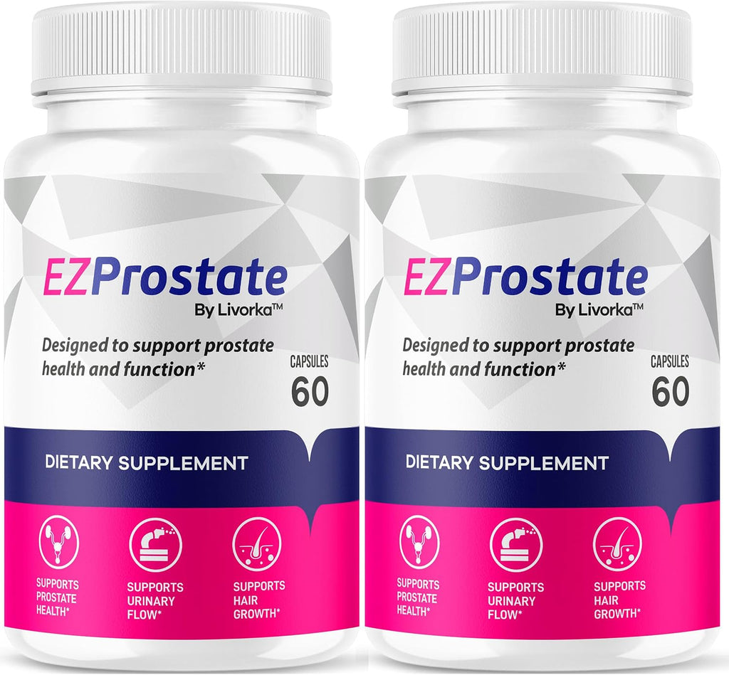 EZ Prostate Supplement (2 Paquetes) - 120 Cápsulas para 2 Meses