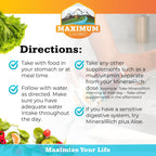 Maximum Living MineralRich Minerales Líquidos con Aloe - 32 oz