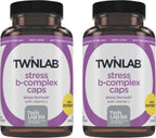 Twinlab Stress B-Complex - Complejo B con Vitaminas B12 y B6 - 250 Cápsulas