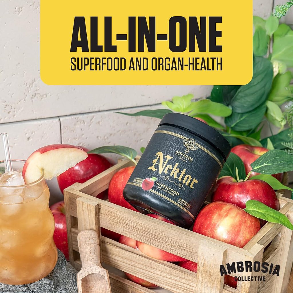 Ambrosia Nektar Superfood Organ & Cycle Support Powder - Apple Symphony