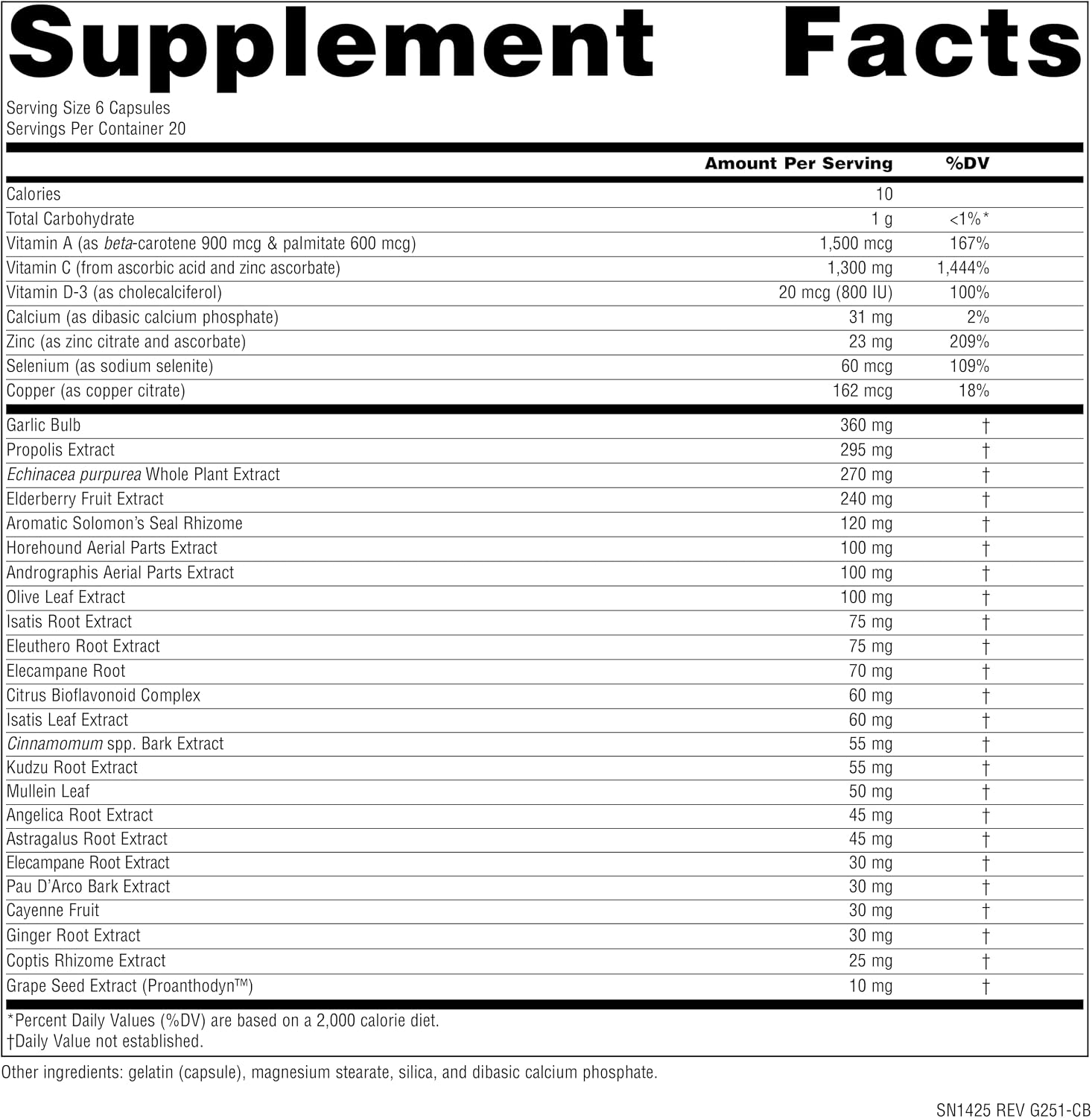 Source Naturals Wellness Formula - Complejo de Vitaminas y Hierbas para la Defensa Inmunológica - 120 Cápsulas