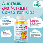 Mood Mingle Gominolas de Crecimiento para Niños y Adolescentes - Suplemento Multivitamínico