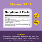 Natural Factors Pharma GABA - 120 Comprimidos Masticables (60 Dosis)