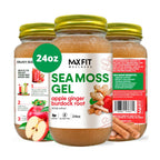 Sea Moss Gel Silvestre 24oz (680g) - 92 Vitaminas y Minerales - Superalimento Vegano No-GMO