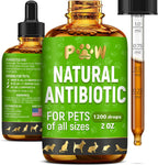 Golden Paw Antibióticos Naturales para Perros y Gatos – Gotas Orales – 2 oz (59 ml)