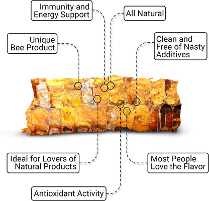 Pan de Abeja Orgánico - Polen Fermentado – Acción antioxidante: Los flavonoides y compuestos fenólicos protegen a – Image 4