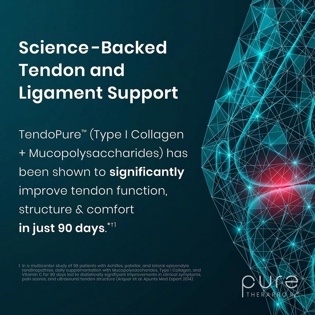 Pure Therapro Rx Acute Injury | Soporte para Tendones y Ligamentos | Dosis Clínica Una Vez al Día | 90 Cápsulas