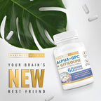 Alpha GPC + Citicolina 60 Cápsulas, 1600mg Fórmula Concentrada