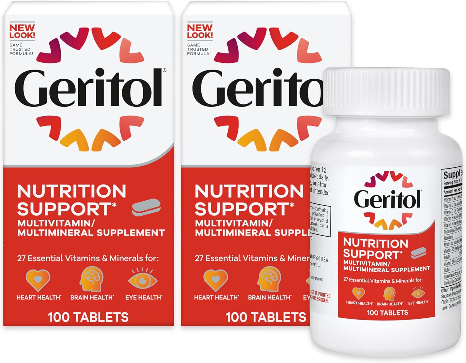 Geritol Multivitamínico Completo, 100 Comprimidos