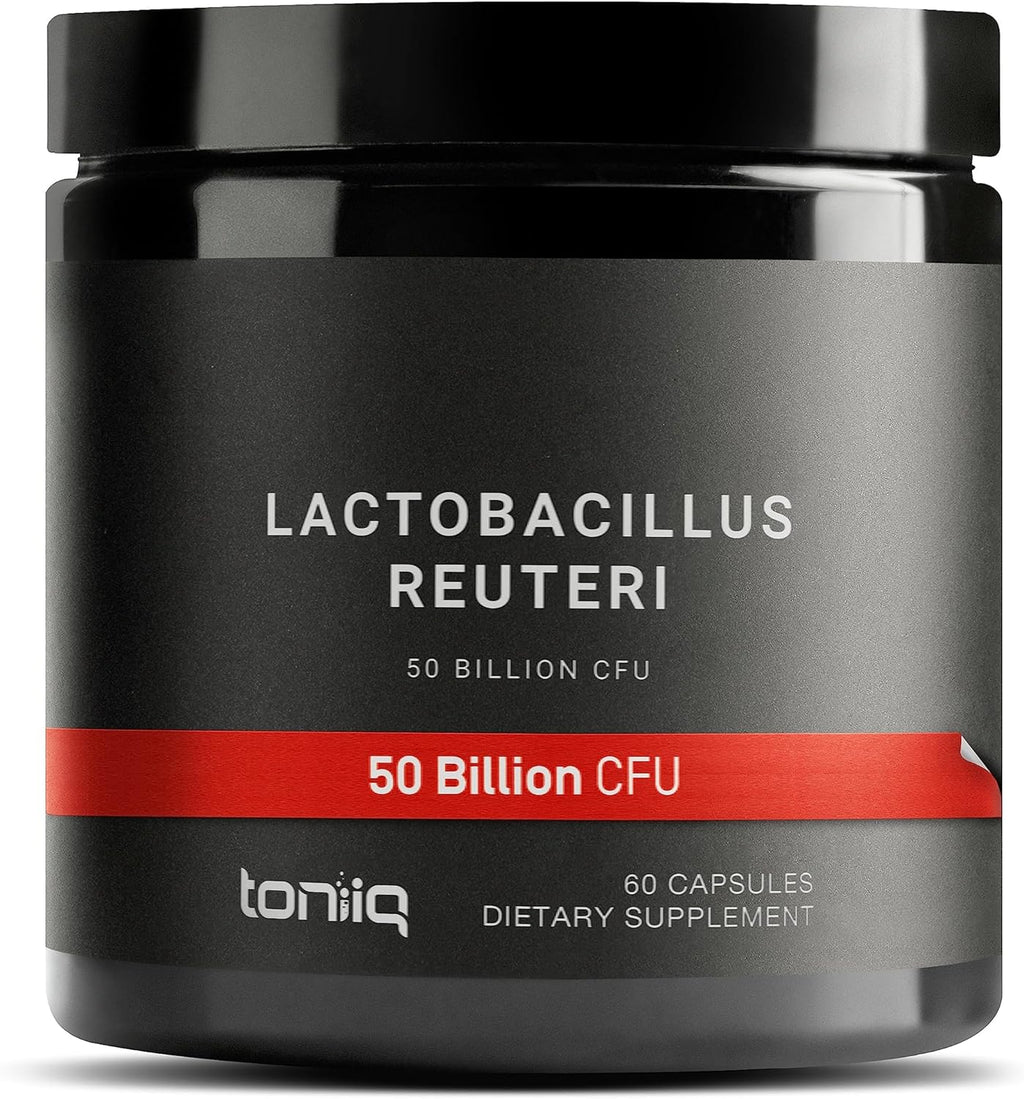 Toniiq Probiótico Lactobacillus Reuteri 50 Mil Millones UFC, 60 Cápsulas Vegetales