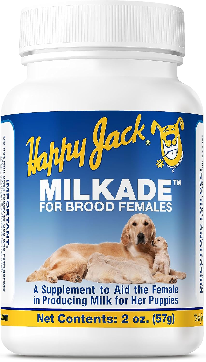 HAPPY JACK Milkade - Suplemento para perras lactantes, 56 g