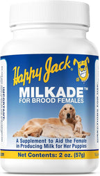 HAPPY JACK Milkade - Suplemento para perras lactantes, 56 g