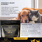 Lexelium Suplemento Cardíaco para Perros y Gatos - Apoyo Cardiovascular con Taurina - Polvo Fácil de Mezclar - 200g