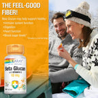 Solaray Beta Glucan with Vitamin C, 60 Vegetable Capsules