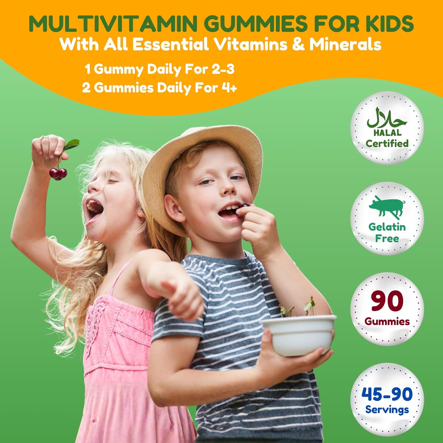 SHIFAA NUTRITION Gominolas Multivitamínicas Halal para Niños