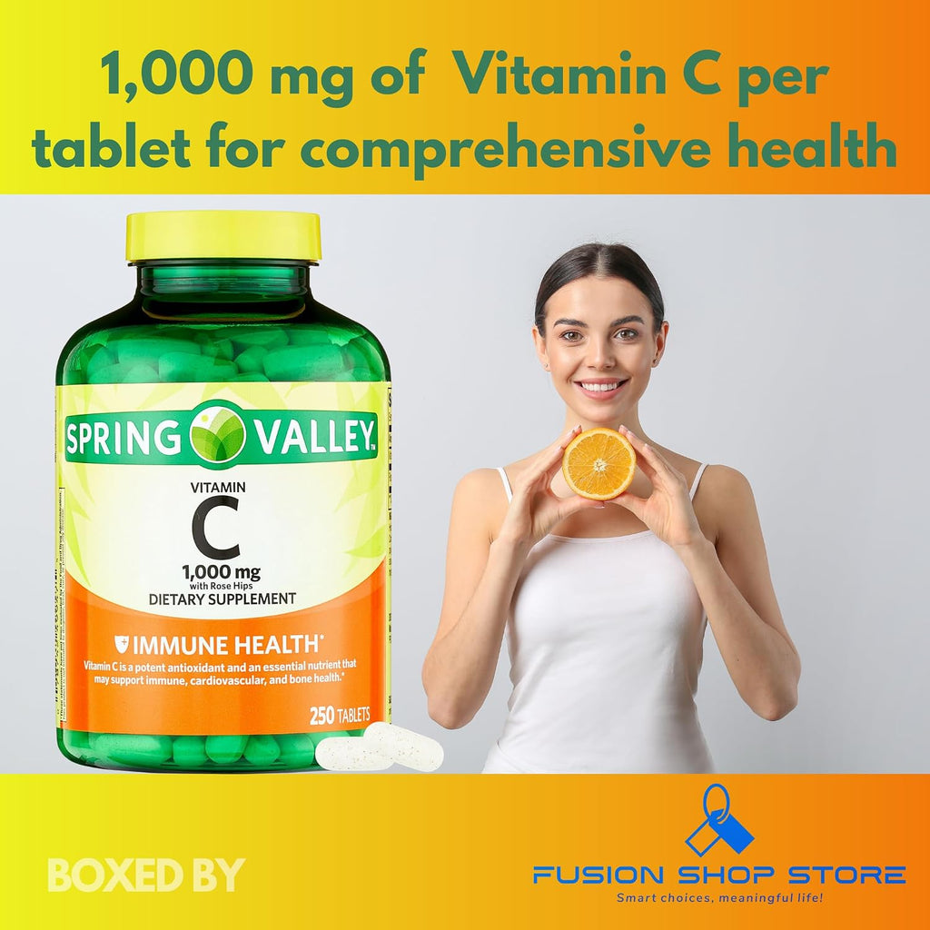 Vitamina C 1000 mg con Escaramujo, 250 Comprimidos