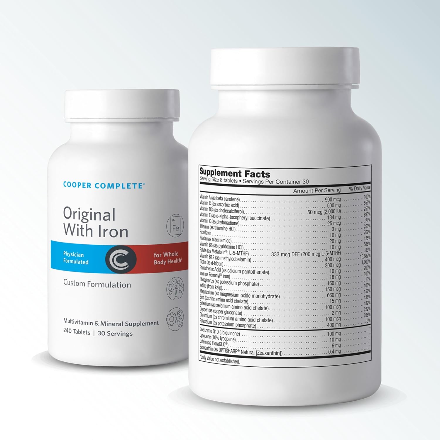 Cooper Complete Original Multivitamin with Iron - 30 Day Supply
