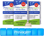 Prevagen de fuerza regular - 90 cápsulas (suministro para 3 meses) | Formulado para tu cerebro | 10 mg de apoaequorina más vitamina D3 con pastillero de 7 días