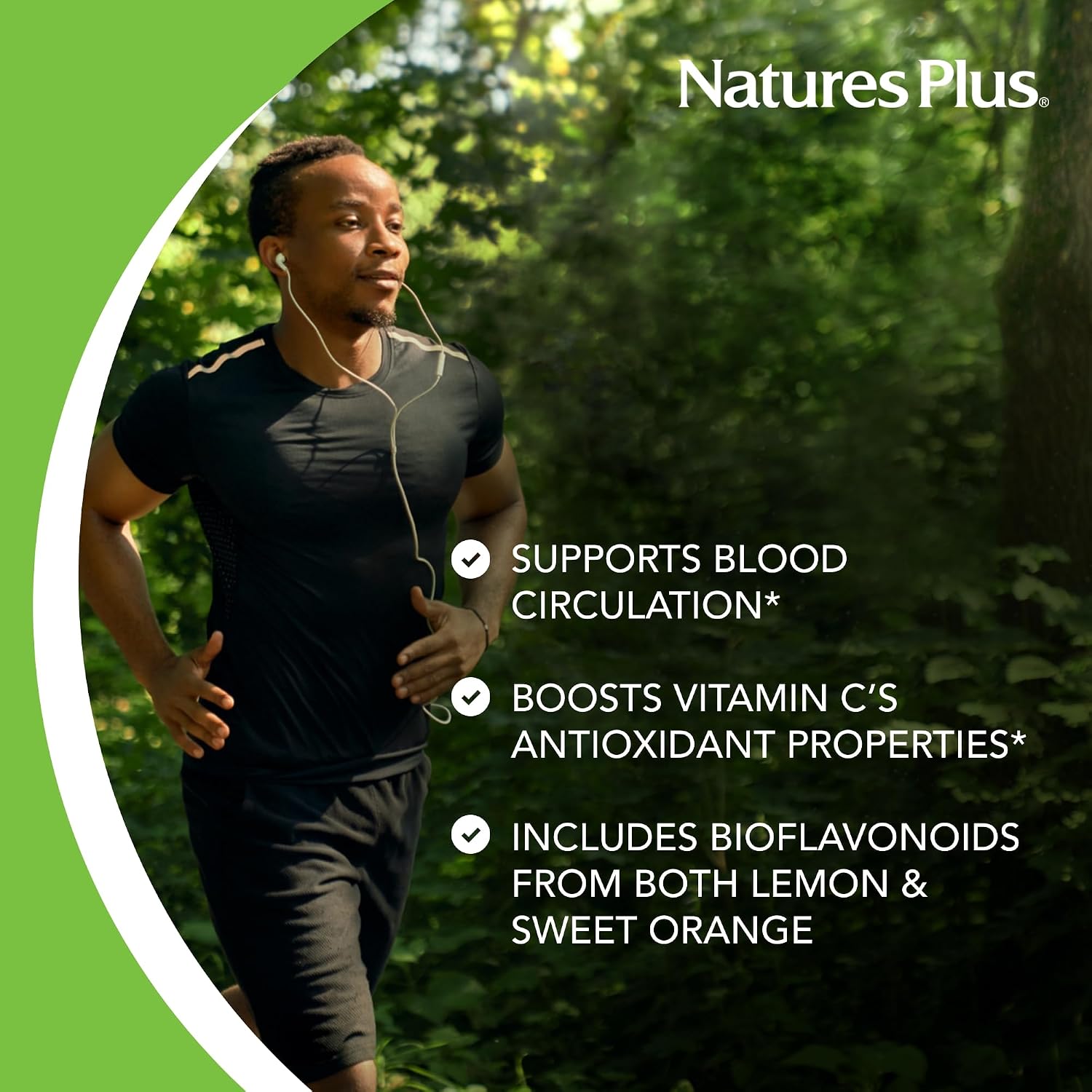 NaturesPlus Biorutin 1000 mg - 90 comprimidos - Bioflavonoides y complejo de rutina